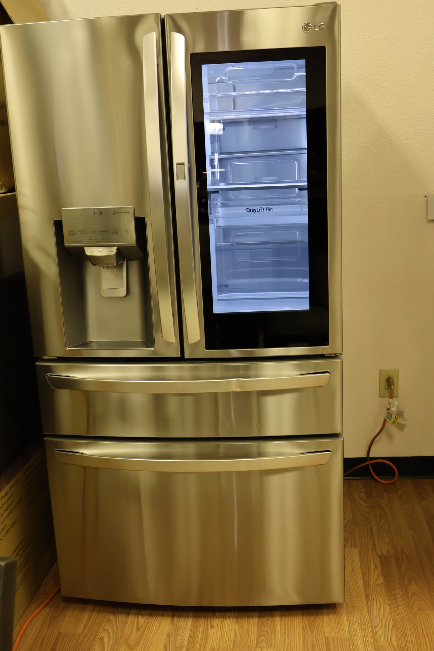 LG - 30 Cu. Ft. 4-Door French Door Refrigerator with InstaView Door-in-Door and Craft Ice - Stainless Steel