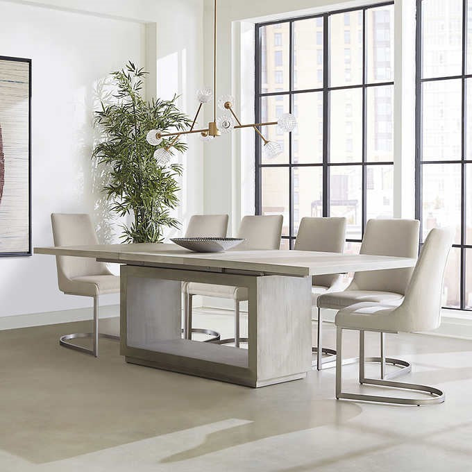 Lovelle Dining Collection - Light Gray
